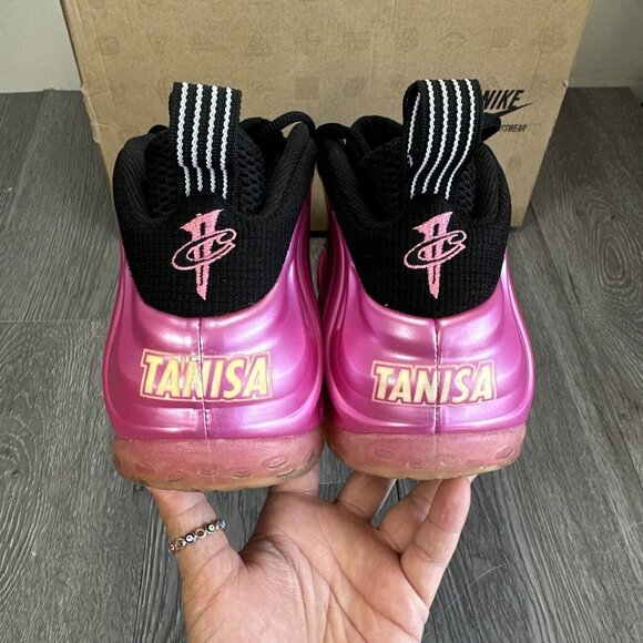 Nike Air Foamposite One Pearlized Pink 2012 Men Size 9 / 10.5 W Sneakers Shoes - Picture 7 of 13